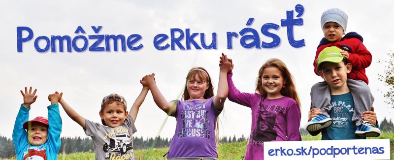 Podpor eRko - Pomôžme eRku rásť